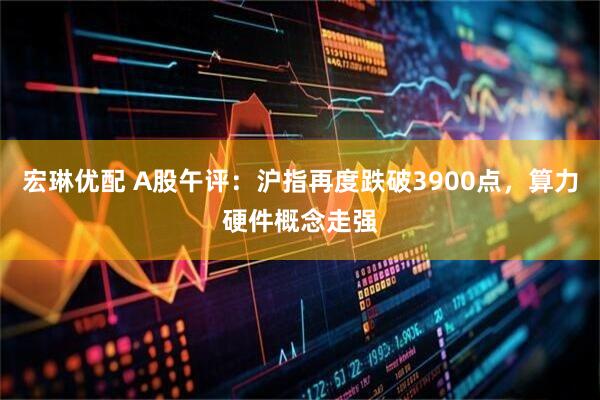 宏琳优配 A股午评：沪指再度跌破3900点，算力硬件概念走强